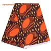 Ankara African Prints Patchwork Tkaniny włókiennicze 100% Poliester Prawdziwy Wosk Sukienka Szycia DIY Craft Tissu Oddychające Pagne FP6373 210702