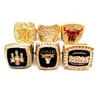 Les fans collectionnent Chicago 6 Basketball Champion Ring Set Boutique Replica