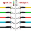 Mäns Fitness Training Resistance Bands Set Pectoral Muscle Exercise Rally Yoga Pilates Inomhus Fitnessutrustning H1026