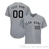 Custom Man Baseball Jersey Haftowany Zespół Zszyty Dowolna nazwa Dowolny Numer Jednolity rozmiar S-3XL 022