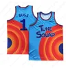 LeBron 6 23 Michael NCAA Koszulki do koszykówki College 2021 Blue Bugs Film Space Jam 2 Tune Squad 10 Lola D.duck! Taz 1/3 Tweety 7 r.runner Men Jersey