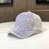 Printemps et été coloré diamant casquette de Baseball mode maille réglable casquettes de soleil hommes et femmes chapeau de fête T500574