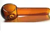 2021 NUOVE pipe in vetro soffiato a mano Mini piccole Pyrex Cucchiaio per tabacco Ciotola Pipa Dab Rigs Bubbler