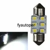 8st Universal White LED -glödlampa Bil Ljusmontering Kupolkarta LIDSERTPLATTLIGHTER Interiör LED Package Kit bildekorationsprodukter