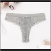 Vêtements pour femmes Drop Drop Livraison 2021 Sitonjwly Sexy Dentelle Stuffs Stungs Pour Femmes Sans couture G Cordes G Cordes Femmes Sous-vêtements Tanga Low Taille Lingerie P