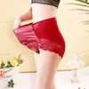 High Waist for Women Underwear Sexy Lace Briefs Bodyshaper Slim Panties Mesh Floral Lingerie Female Underpants 5xl 49