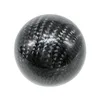 Real Carbon Fiber Universal Car Gear Shift Knob Shifter Lever Round Ball Shape