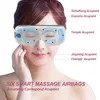 Massaggiatore per gli occhi 9D Strumento per la cura delle vibrazioni della pressione dell'aria Allevia la fatica Comprimi Bluetooth Musica Occhiali da massaggio intelligenti 2101087708322