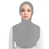 Ramadan One Piece Muslim Kvinnor Bön Under Scarf Hat Amira Cap Turban Neck Hijab Full Cover Islamic Headwear Warp Mellanöstern