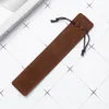17.3x3cm Flanelette Pencil Bag Pen Case Bollpoint Pennor Förvaringspåsar påse