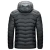Men Winter Brand Warm Waterproof Thick Jacket Parkas Coat Autumn Windproof Detachable hat Slim 210910