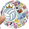 50 pcs misturado graffiti skate adesivos bola esportes futebol basquete rugby para carro laptop geladeira capacete pad bicicleta bicicleta motocicleta ps4 livro guitarra decalque