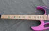 Ibz steve vai jem 7v 24 trastes 77 pirâmide de pirâmide de guitarra elétrica rosa de guitarra elétrica