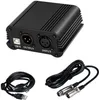 48V Phantom-voeding, bonus + XLR 3-pins microfoonkabel voor alle condensor Microfoon Muziekopnamemateriaal BM800