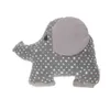 6st Baby Bed Bumper Flexibel Ryggstöd Kudde AIMAL Elephant Crib Bumper Soft Spädbarnsbädd runt Skydd Pad Baby sängkläder 211025