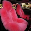 Universal Fit Car Accessories Interior Car Seat Covers For Sedan SUV Warmer Wool One Piece For Front Seat Thick Quality Fur Cushio297S