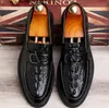 High Quality Leather Upscale Men Casual Shoes Fashion Spring Autumn Men'S Flat Dress Shoe Driving Sneakers