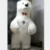Costumes Mascot Inflável Urso Polar Dos Desenhos Animados Traje De Desempenho De Desempenho Performance Boneca Traje De Evento de Grande Escala Traje Activo