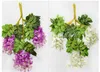 STOCK US 7 couleurs élégant artificielle de soie de soie artificielle Wisteria fleur Vigne de la vigne pour la maison de mariée de jardin à la maison Décoration de mariage 75cm et 110cm disponible