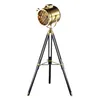 Lâmpadas de chão vintage retro tripé lâmpada de prata dourado dourado showlight industrial estúdio criativo levantamento nórdico loft