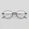 Mode Zonnebril Frames Vintage Vierkante Titanium Brilmontuur Mannen Vrouwen Japan Bijziendheid Recept Optische Brillen Retro Ey