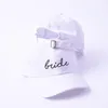 Party Decoration Wedding Bride Att vara Sunshade Letter Cap Bachelorette Tillbehör till