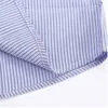 Striped Shirts Men Casual Long Sleeve Slim Formal Shirt Mens Work Business Brand Camisas Plus Size Non Iron Chemise Homme 210524