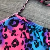 7-14 anni Bambini Ragazza Leopardo Increspato Bikini Set Costumi Da Bagno Costume Da Bagno Costumi Da Bagno Braga Ba￱ador Oara La Playa De Ni￱a M4