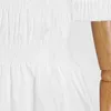 Пэчворк кружевной тонкий платье для женщин квадратный воротник слоеного рукава высокая талия, полые платья женские мода 210520