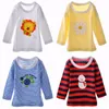 T-shirts nouveau-nés sous-vêtements bébé garçons vêtements filles t-shirt chemisiers tees coton chemises à manches longues 210413