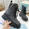 Leather Martin Boots Thick Soled Women's Fashion Luxury Design Short Booties