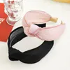 Moda Dorosły Elegancki Hairband Light Fresh Candy Color Headband Center Knot Turban Summer Woman Heatwear Akcesoria do włosów