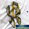 Femme Espagne Foulard en soie de luxe Léopard Chaîne en or Cravate pour cheveux Foulards Foulards Bandeau Châles et Wraps Foulard Bandanas Prix d'usine conception experte Qualité