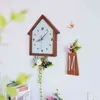 Reloj de pared de madera para sala de estar creativo, reloj de pared de moda personalizado nórdico, diseño minimalista moderno, silencioso Saat Home HX50WC H1230