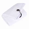Golf Towel Microfiber Fabric Waffle Pattern Carabiner Resistant Clip Accessories