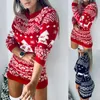 Abiti casual Autunno Maglioni lavorati a maglia per le donne Birra Natale Maglioni a maniche lunghe per maglieria Pulloveropps Donna Inverno 2021 Corpo