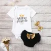 Nette 3 stücke Mädchen Outfits Kleidung Tops Strampler Tutu Shorts Hosen Neugeborene Baby Kleidung Unisex Sommer Kleidung