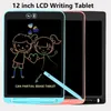 12 inch colorful LCD Drawing Board Simplicity Locally Erasable Electronic Graphic Handwriting Pads for Gift