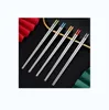 316L Ze stali nierdzewnej Chopsticks Izolacja cieplna i Anti-Skalding Home Hotel Square Non Slip Chopstick SN6024