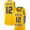 Murray State Racers JA MONANT JERSEY كرة السلة KJ Williams Tevin Brown Justice Hill Trae Hannibal DJ Burns Carter Collins Skipper-Broon Nicholas McMullen 4xl