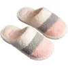 Home Thermal Cotton Slippers Autumn And Winter Couple Indoor Cute Thick Bottom Non-Slip Men Fluffy