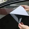 2 ADET Araba Styling PVC Yan Pencere Sunshades Çıkartmalar Elektrostatik Sticker Güneş Kremi Film Kapak Otomobil Oto Aksesuarları