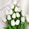 Table decoration Real Touch Artificial Flowers Mini Tulip Faux Floral Greenery party Wedding home decor