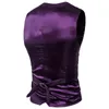 Costume violet Gilet Hommes Printemps Slim Fit Gilet sans manches Gilet Hommes Formel Business Robe de mariée Gilets Chaleco Hombre 211120