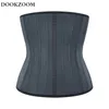 Women's Shapers Latex Waist Trainer Corset Slimming Underwear Shapewear Women Slim Belt Body Shaper 25 Steel Boned Cincher Modeling Strap