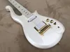 Guitare électrique Prince Cloud de haute qualité, guitare électrique blanche avec manche en érable et corps en aulne