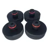 4pcs auto nero gomma Jack Lift Point Pad adattatore per Tesla modello 3/S/X strumento Chassis Jack Kit accessori per lo styling automatico