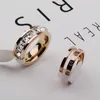 Trendy Rose Gold Titan Stahl Ring Männer Und Frauen Anti-fading Legierung Stähle Ringe Schwanz Mode Schmuck Mix Stile