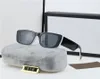 Marka Tasarımcısı Sunglass Yüksek Kaliteli Metal Menteşe Güneş Gözlüğü Erkek Gözlük Kadın Güneş camı UV400 lens Unisex kılıf ve kutu ile