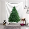 christmas tree tapestry wall hanging